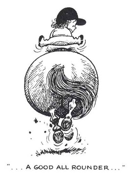 Un poney rond par Norman Thelwell